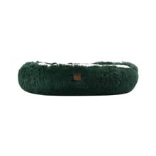 Hooded Donut Faux Fur Dog Bed